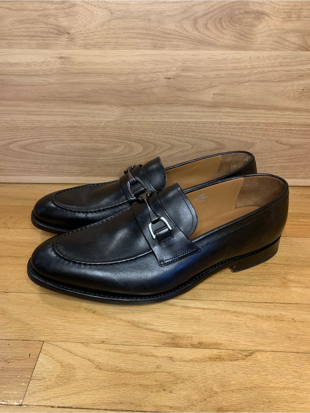 Allen Edmonds Sidney Bit Black Leather Loafers - Size 11